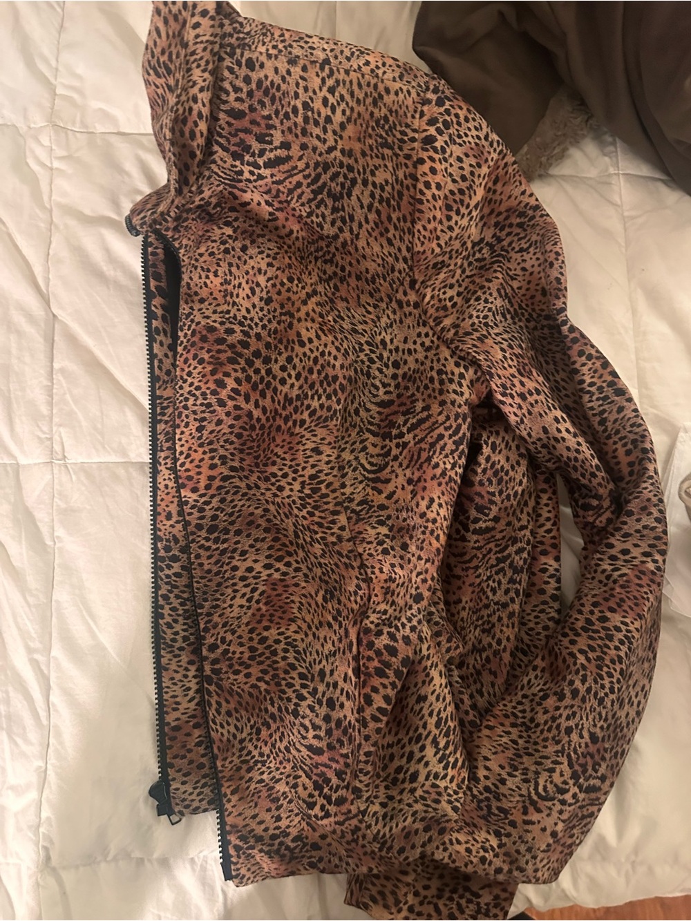 Leopard print zip up jacket - Picture 5 of 5